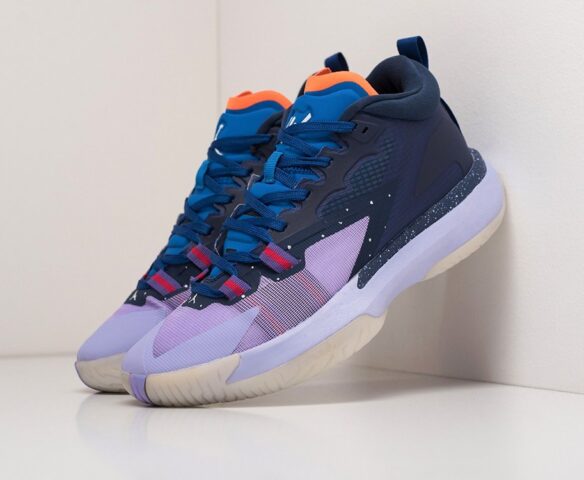 Nike Jordan Zion 1 фиолетовые. Вид 1 Nike Jordan Zion 1 фиолетовые. Вид 1