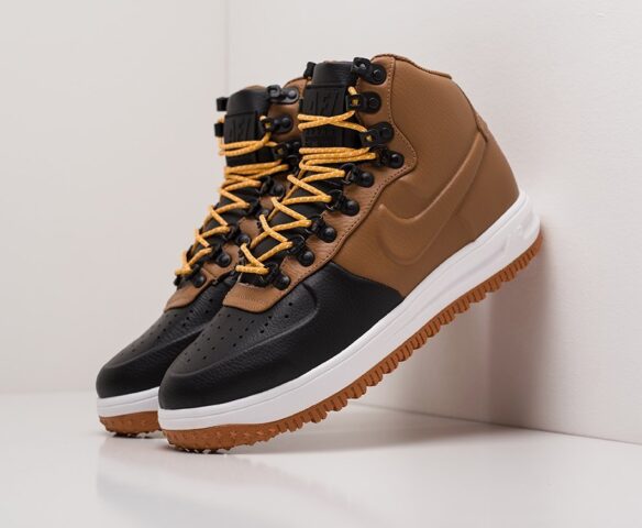 Nike Lunar Force 1 Duckboot коричневые. Вид 1 Nike Lunar Force 1 Duckboot коричневые. Вид 1
