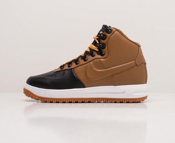 Nike Lunar Force 1 Duckboot коричневые. Вид 2 Nike Lunar Force 1 Duckboot коричневые. Вид 2